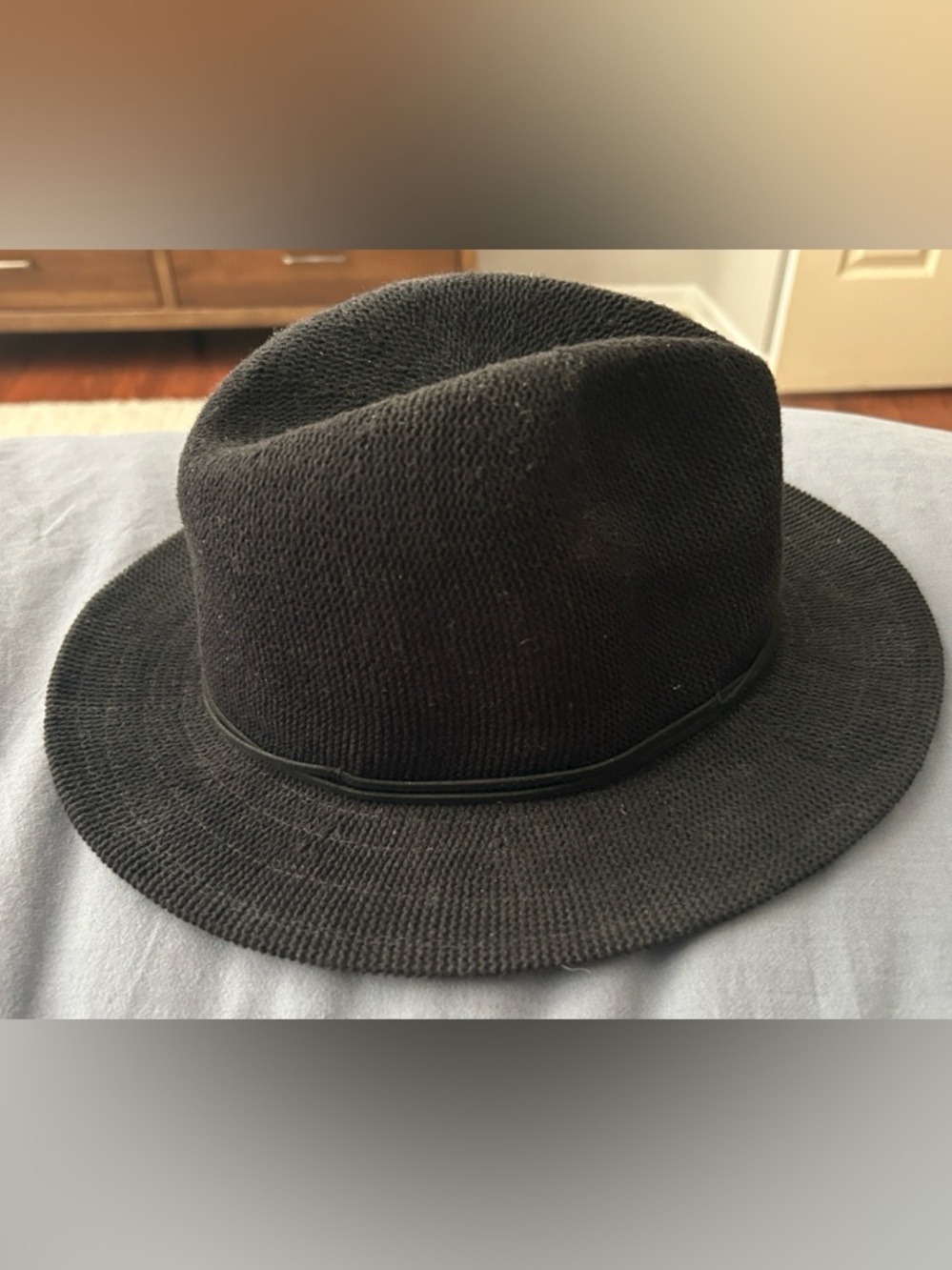 Wyeth cotton blend black hat - one size